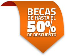 Becas de hasta 50% de descuento